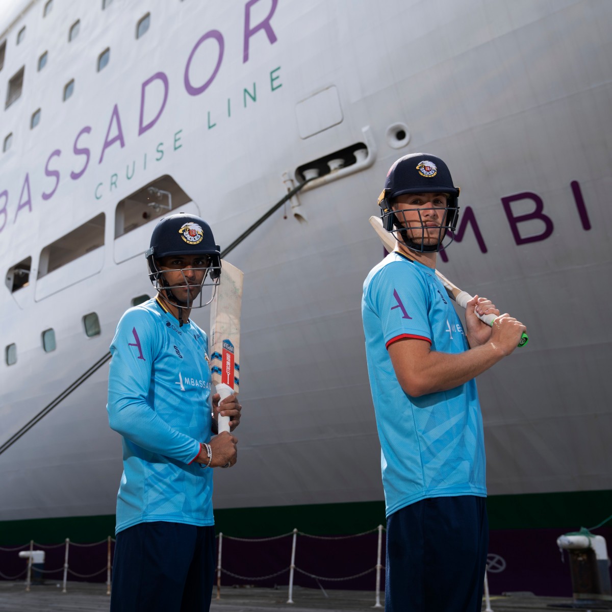 Ambassador sponsors Essex Cricket Ambassador Cruise Line