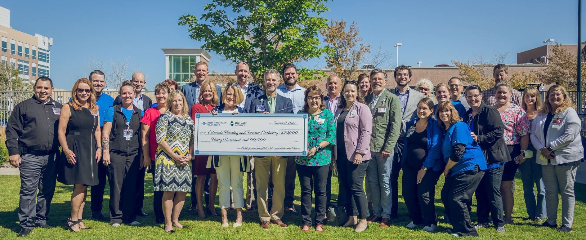 Intermountain Healthcare Donates 30,000 to the Colorado Housing and