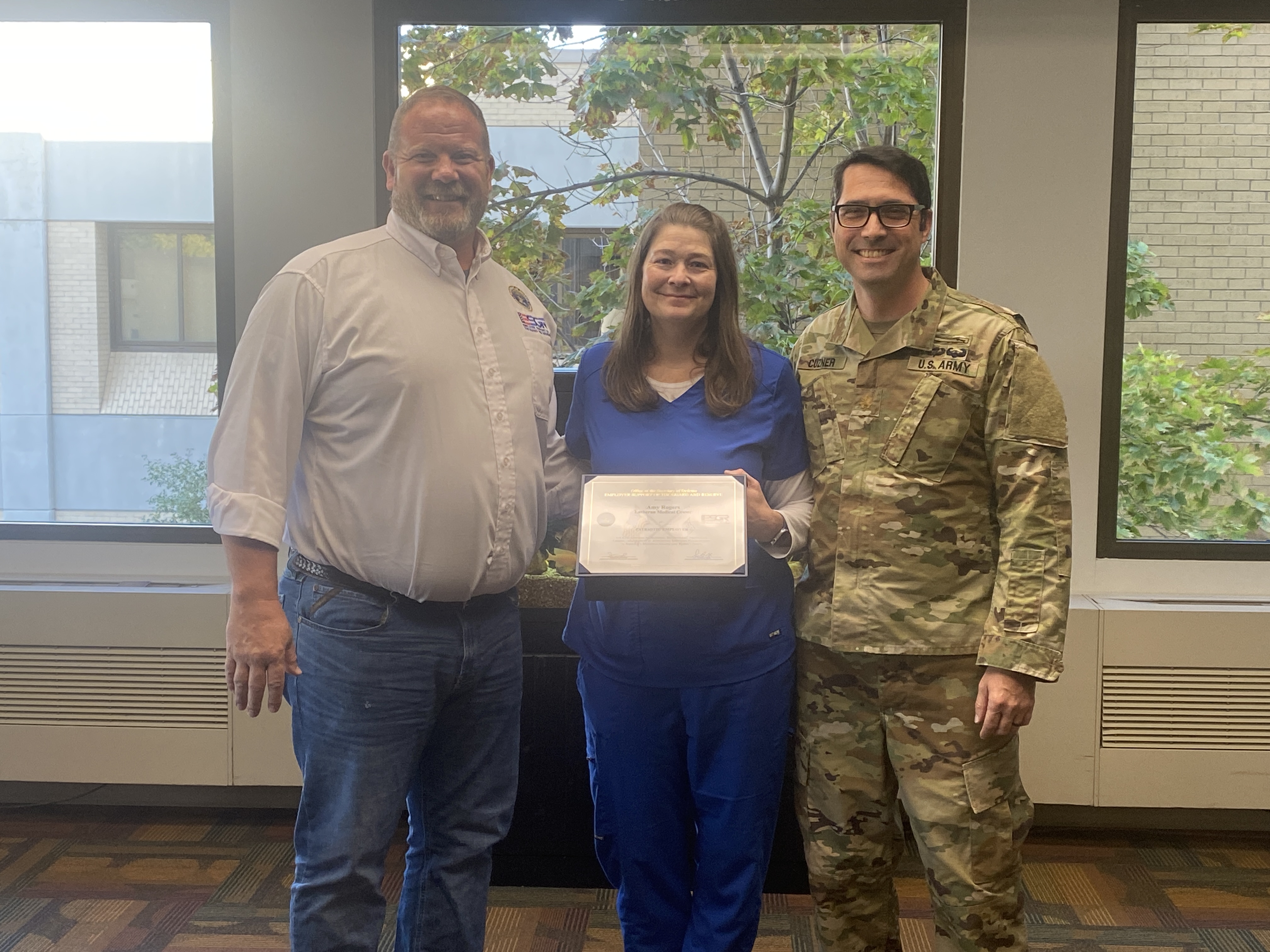 Amy Rogers honored by Department of Defense