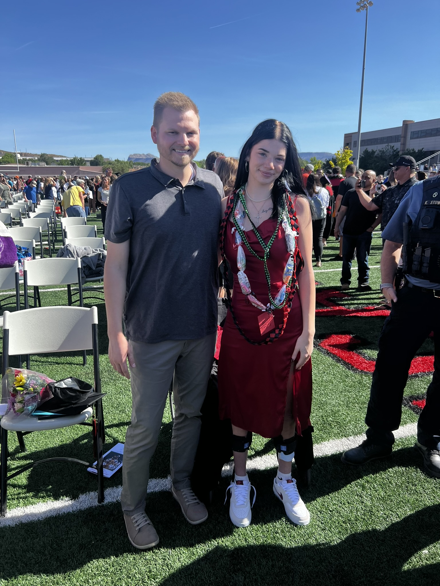 Paralyzed Hurricane High Student Walks Across Stage