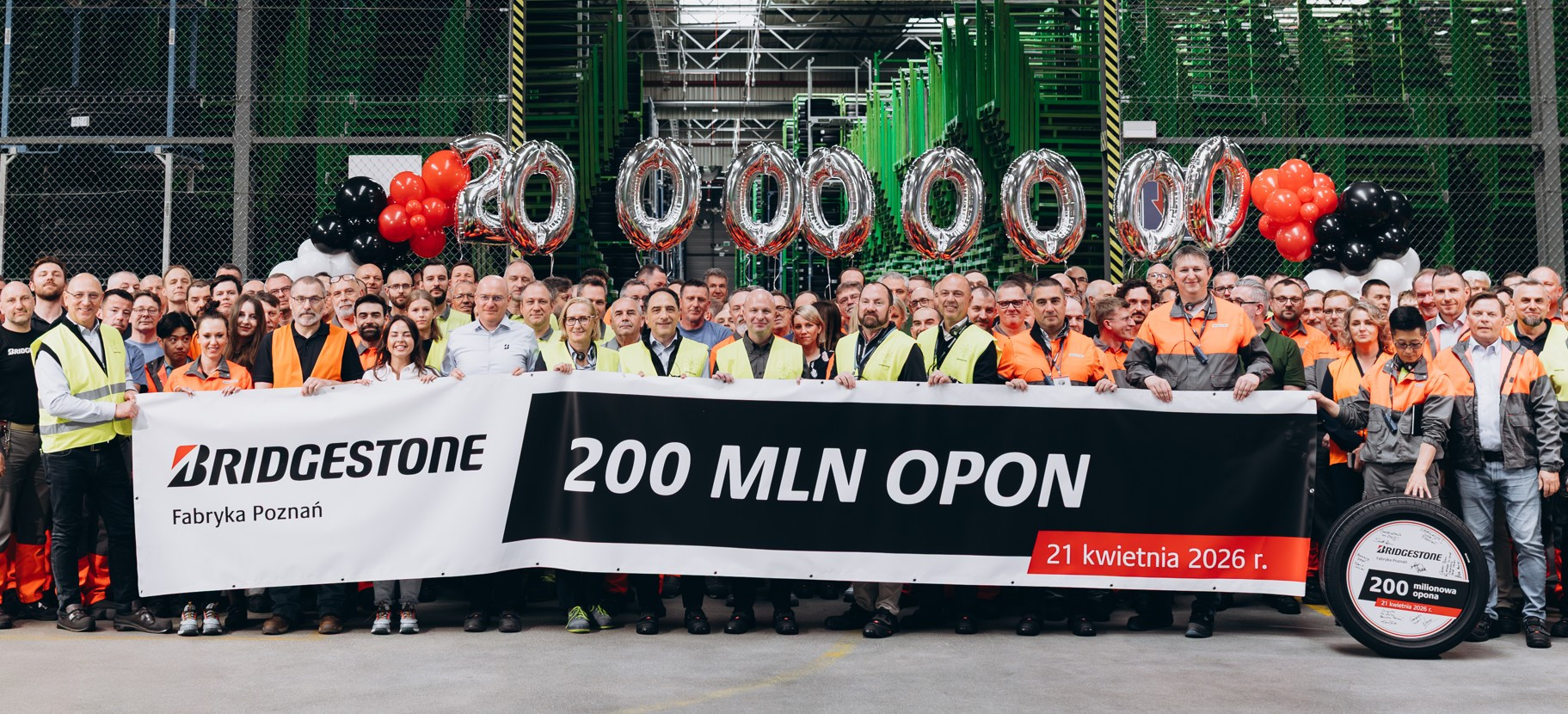 Bridgestone Werk Poznań feiert Produktion von 200 Millionen Reifen_1