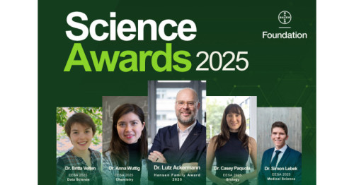 Chemist Lutz Ackermann Receives Bayer Foundation’s Hansen Family Award
