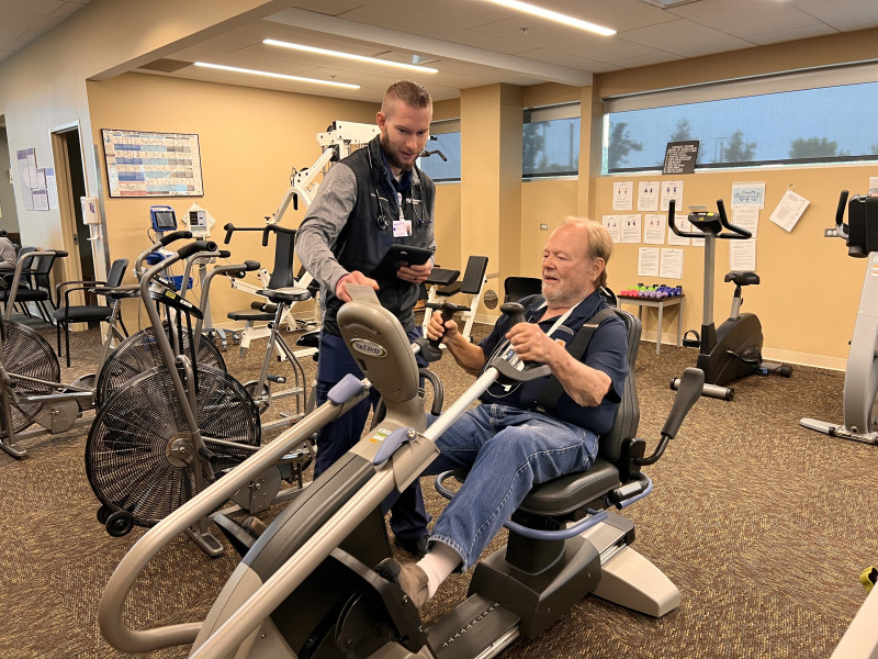 Josh Bolander and Harry Piehl cardiac rehab