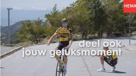 HEMA stelt geluk op de fiets centraal in Tour de France campagne