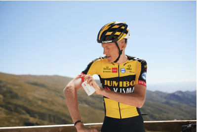 Nationale Zonnebrandcremedag; Team Jumbo-Visma test de suncare van HEMA