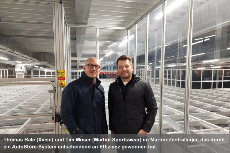 Thomas Bale (Xvise) und Tim Moser (Martini Sportswear)