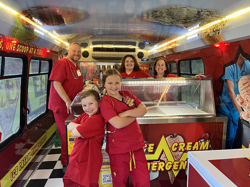 Cutting the Ribbon on an Ice Cream Emergency