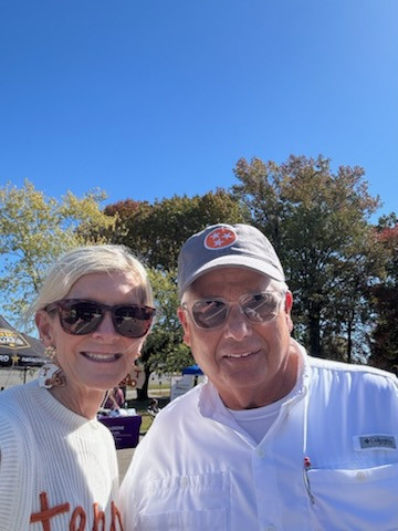 Madelynn and Brannon at a work event