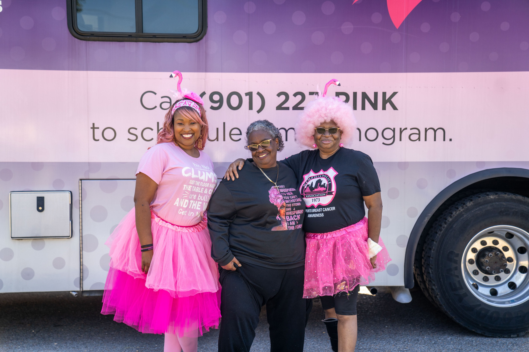 Elle Coleman, Maria Johnson and Angela Palmer