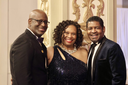 Gerald Owens, his wife Netasha and his brother Christopher Owens