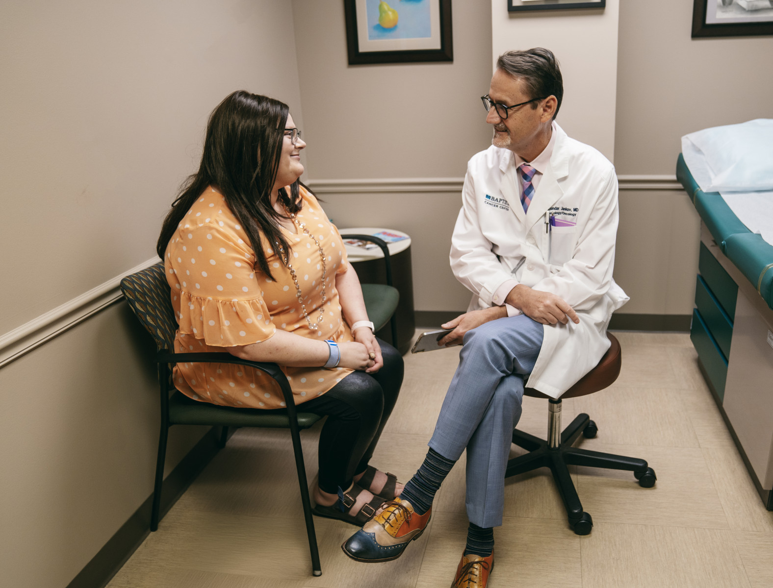 Rachel Rapp with Dr. Jankov