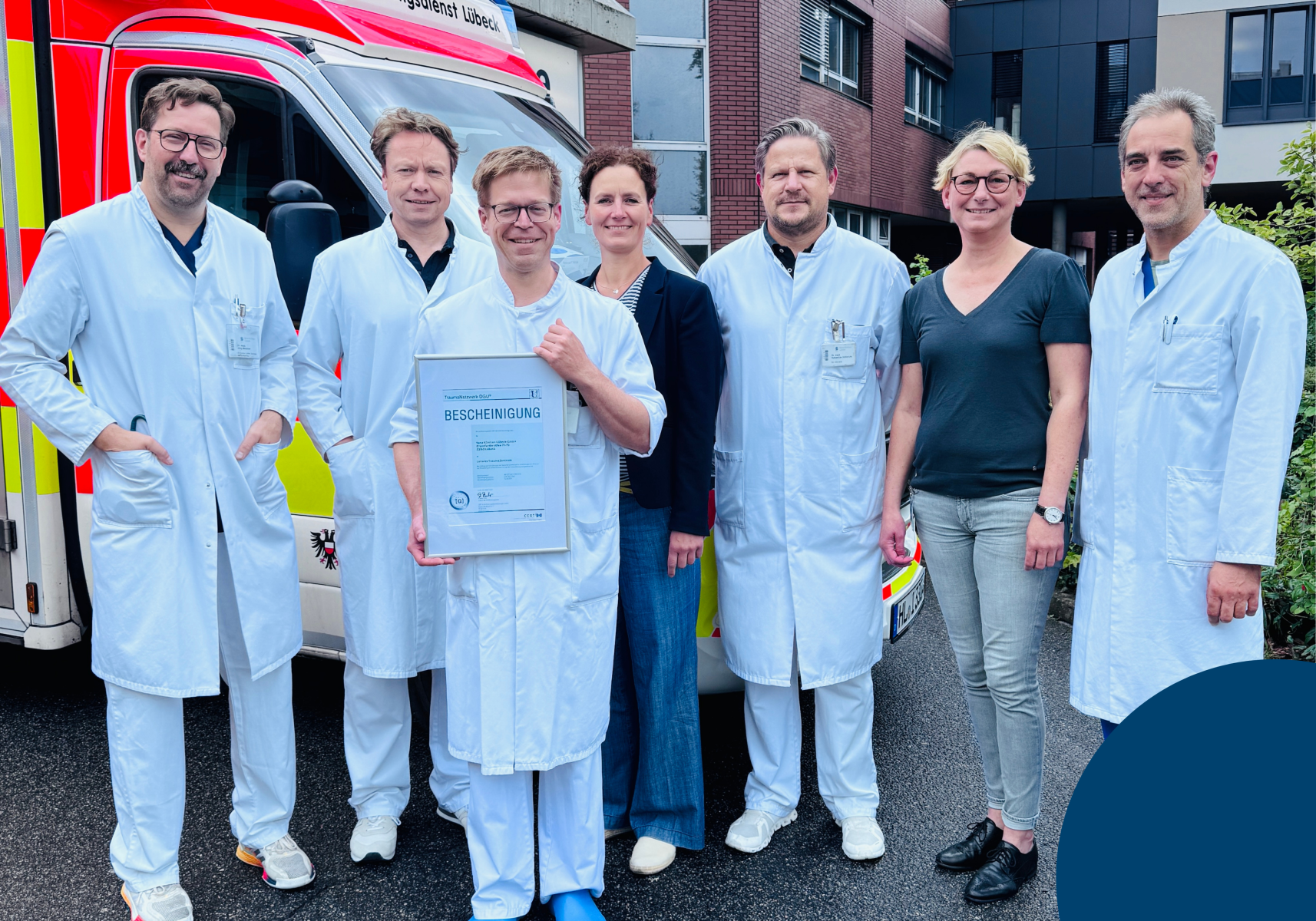 Traumazentrum_Freude &uuml;ber Zertifizierung
