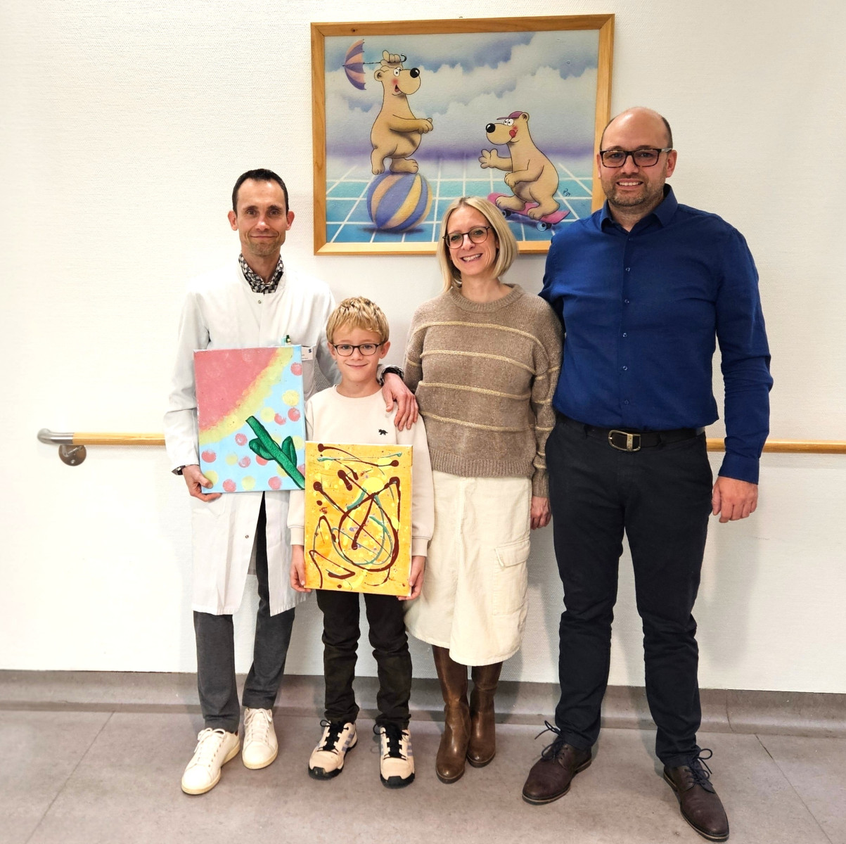 Spenden&uuml;bergabe Dr. Nadja Schinabeck-K&uuml;hne