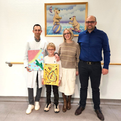 Spendenübergabe Dr. Nadja Schinabeck-Kühne