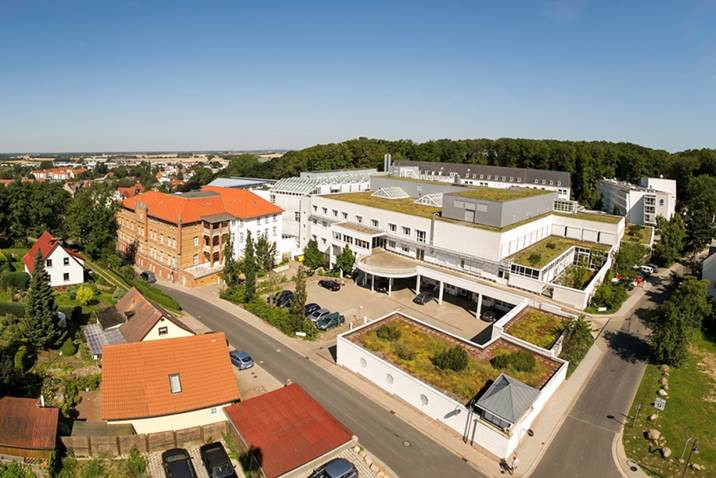 Luftaufnahme Sana-Krankenhaus R&uuml;gen
