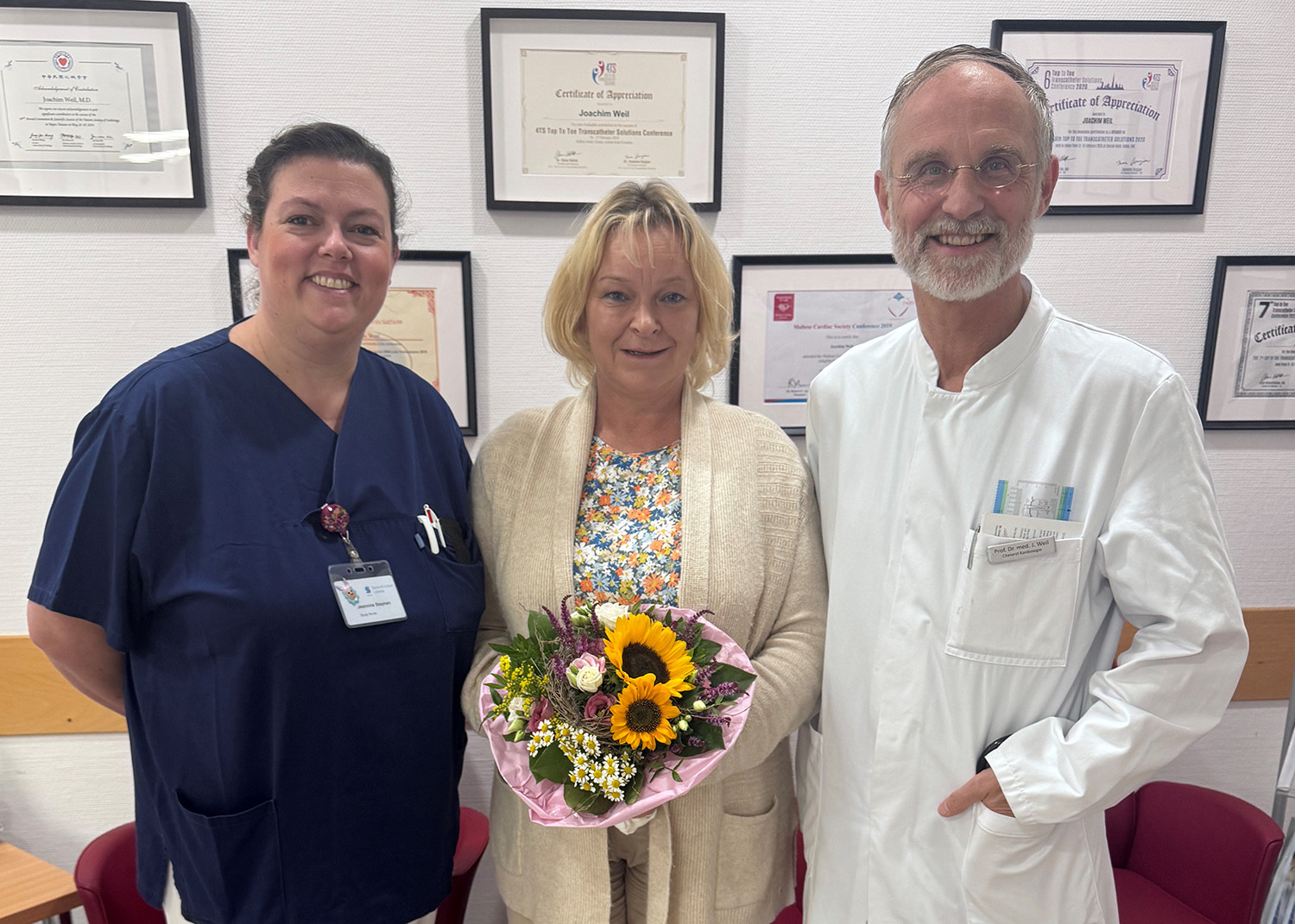 Wiedersehen mit Patientin