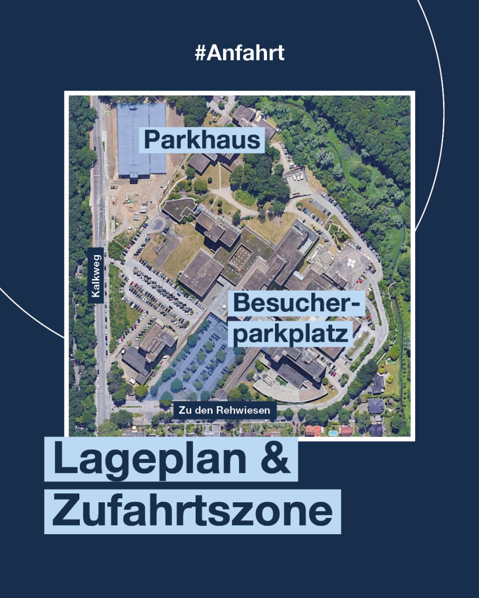 Sana Kliniken Duisburg: Lageplan &amp; Zufahrtszone