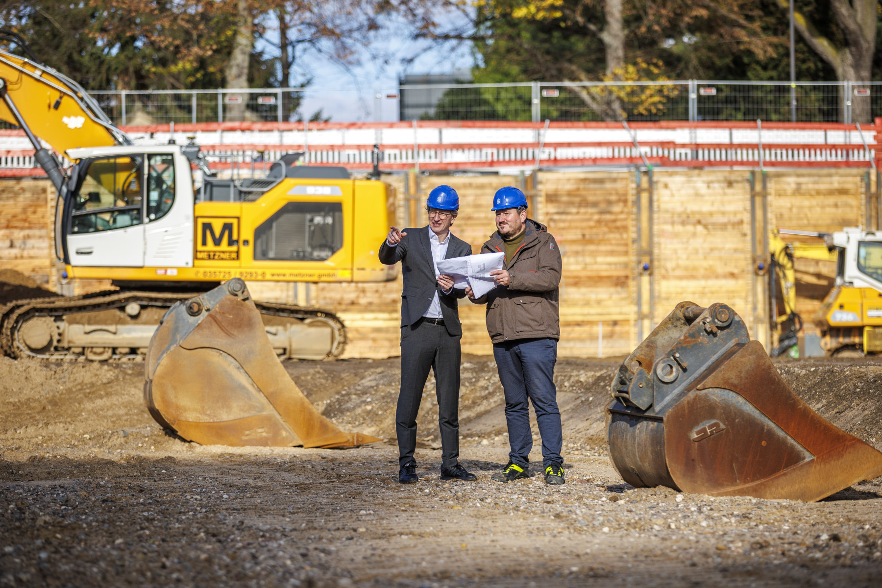 04 Baustelle Herzzentrum &Uuml;bergabe Baugrube