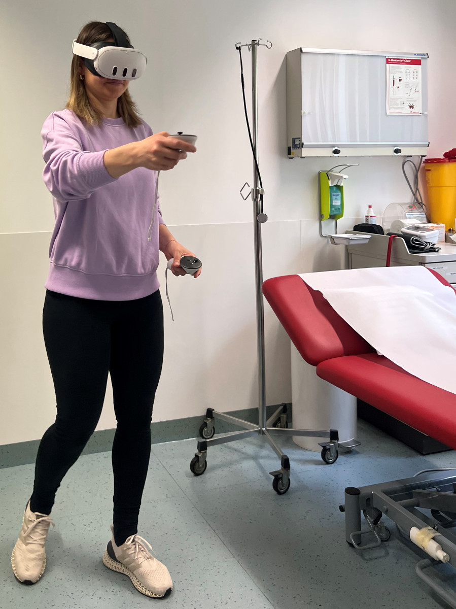 Sana Klinikum Coburg: VR-Therapie