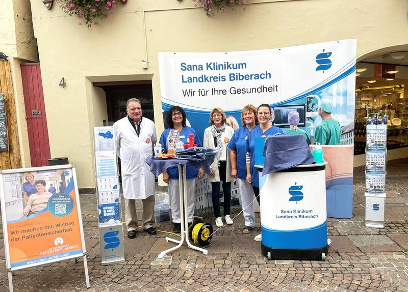 Welttag der Patientensicherheit 2023 am Biberacher Sana Klinikum