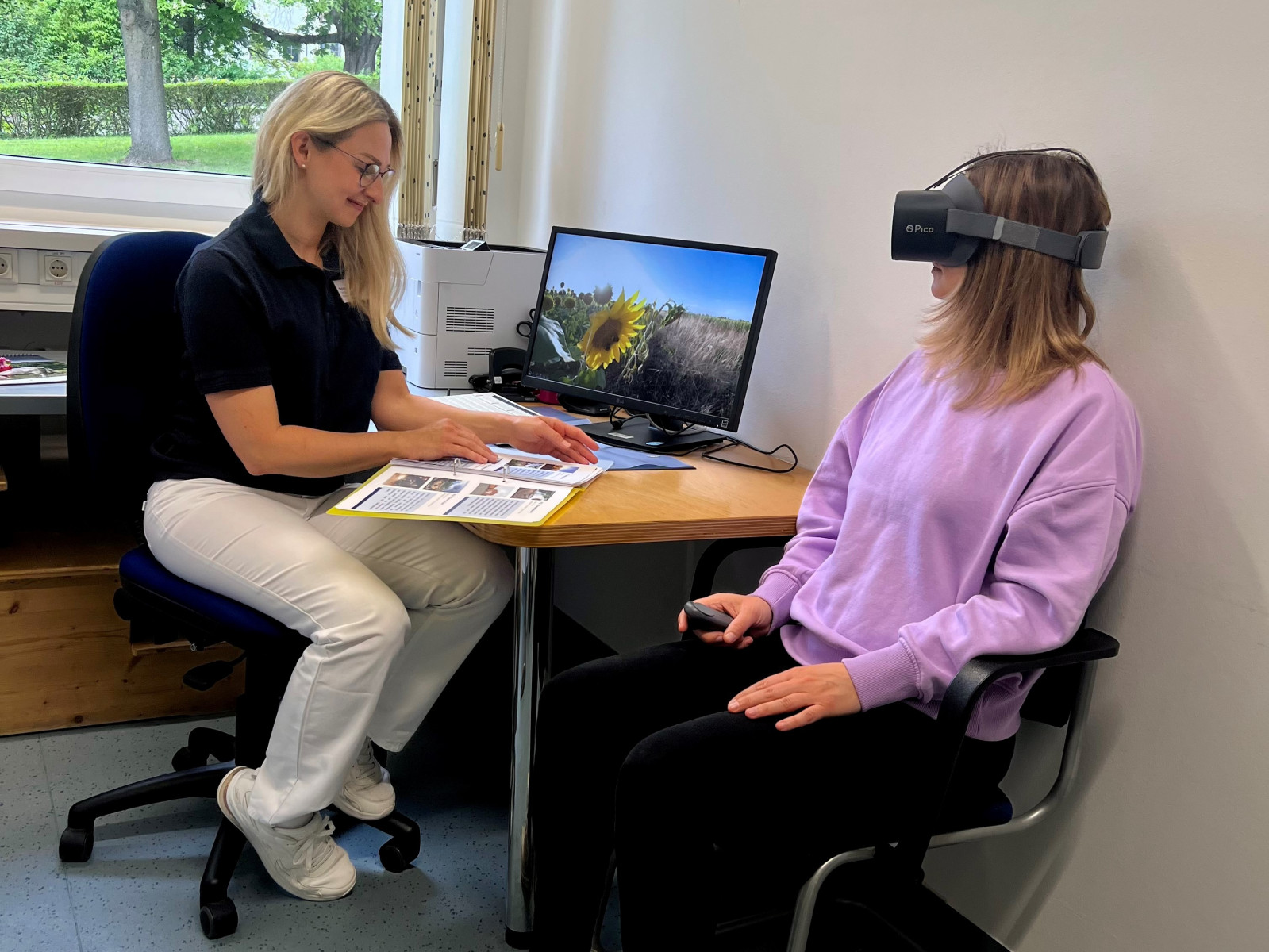 Sana Klinikum Coburg:  VR-Therapie