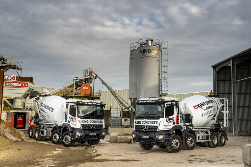 King Concrete bangs the drum for Rygor’s prebuilt MercedesBenz Arocs truck mixers