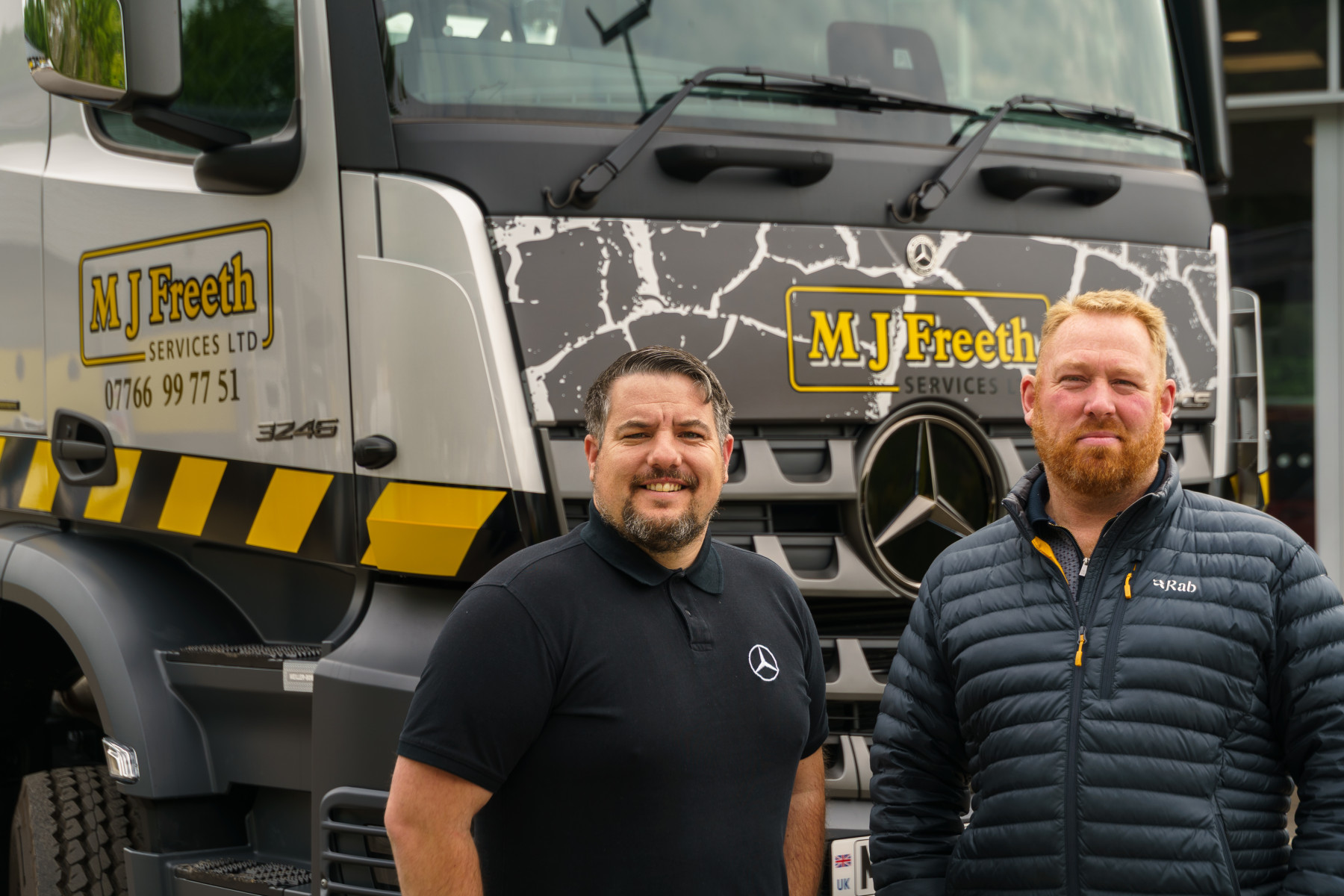 Mercedes-Benz Arocs Extent Special Edition joins MJ Freeth fleet