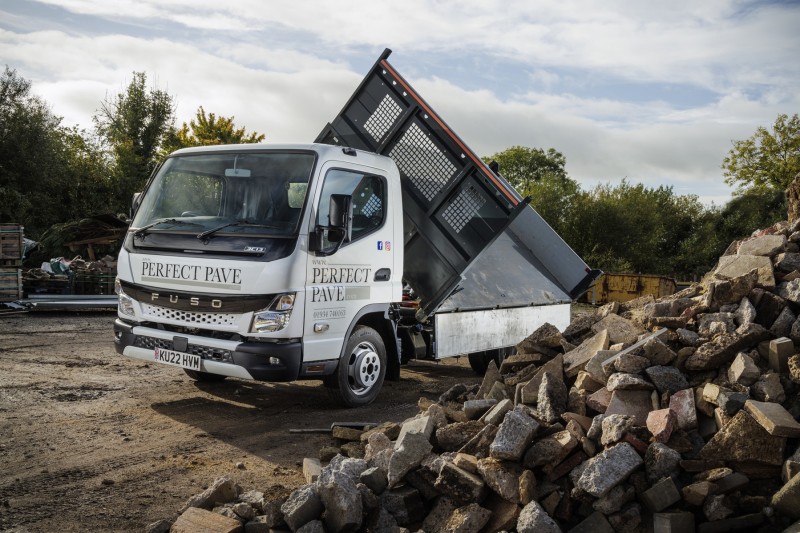 Allnew FUSO Canter is now the ‘big cheese’ at Cheddar’s Perfect Pave