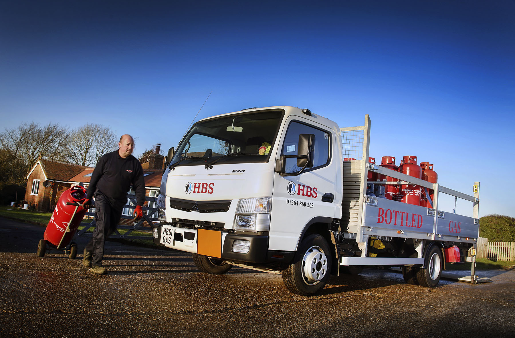 Robust, reliable FUSO Canter has more than enough ‘bottle’ for HBS Fuels