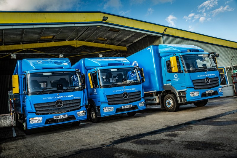 Johnsons Workwear freshens up its fleet with another 60 MercedesBenz trucks
