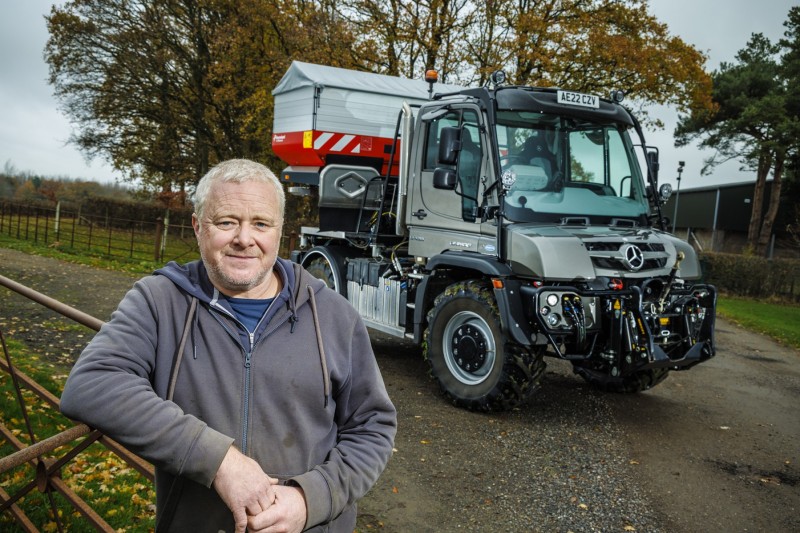 Home Farm (Charlton) Estates’ MercedesBenz Unimog steers straight and true with Topcon RTK GNSS
