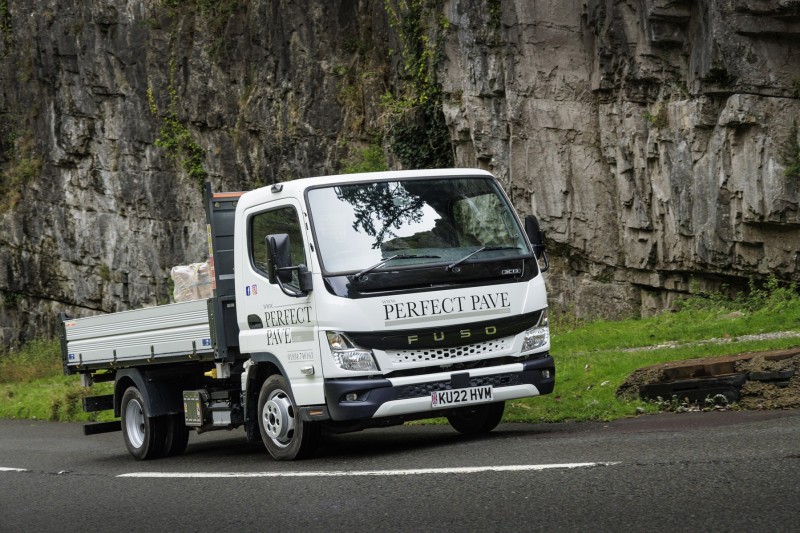 Allnew FUSO Canter is now the ‘big cheese’ at Cheddar’s Perfect Pave