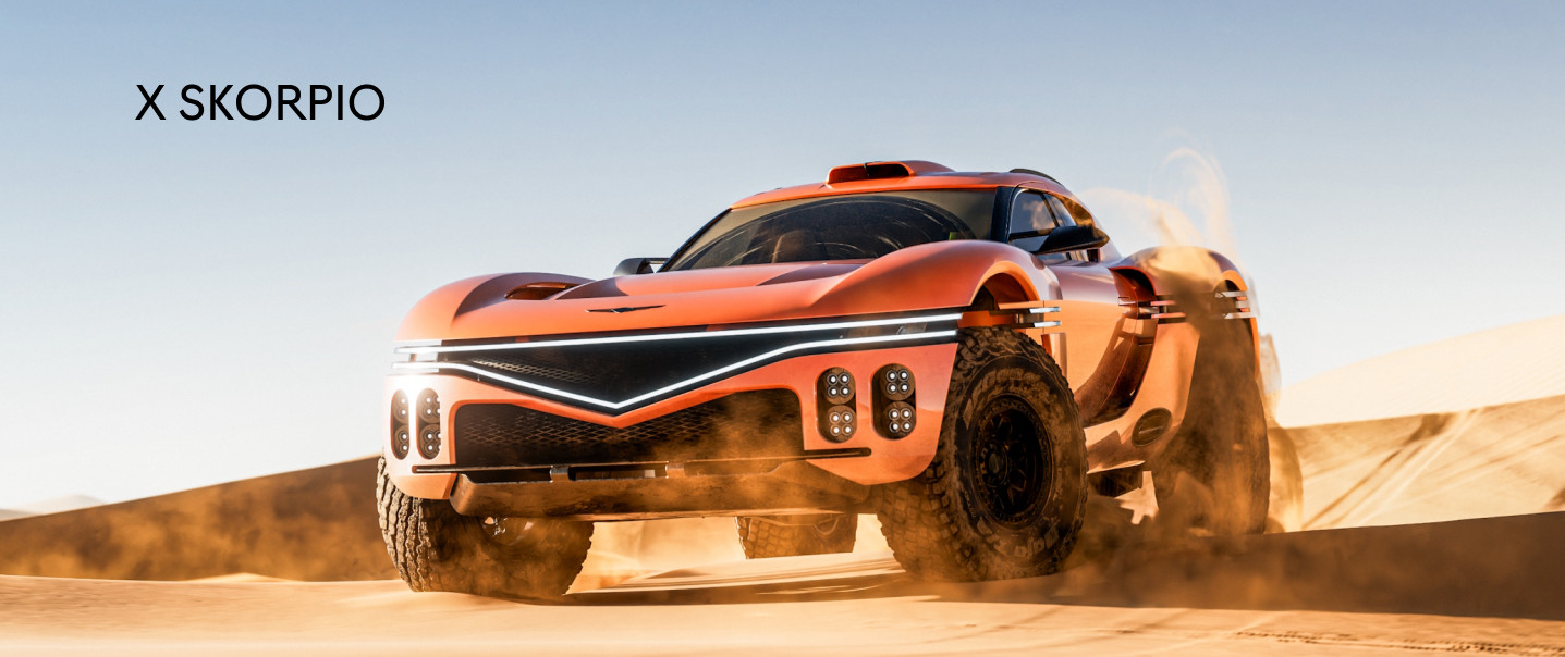 Genesis X Skorpio Explained: 1,100‑HP V8 Desert Concept