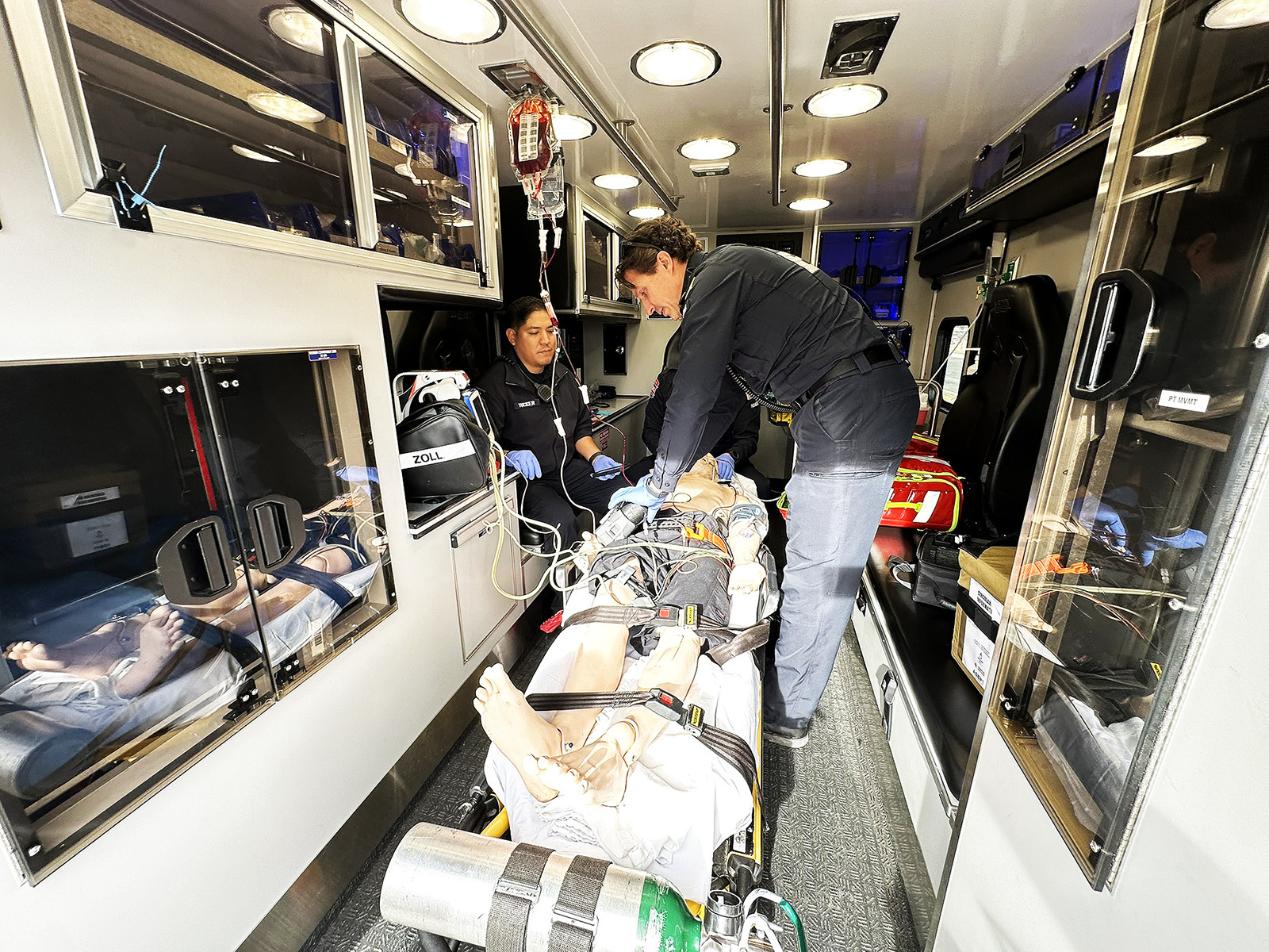 WB Administration of whole blood demo - Courtesy of UCHealth