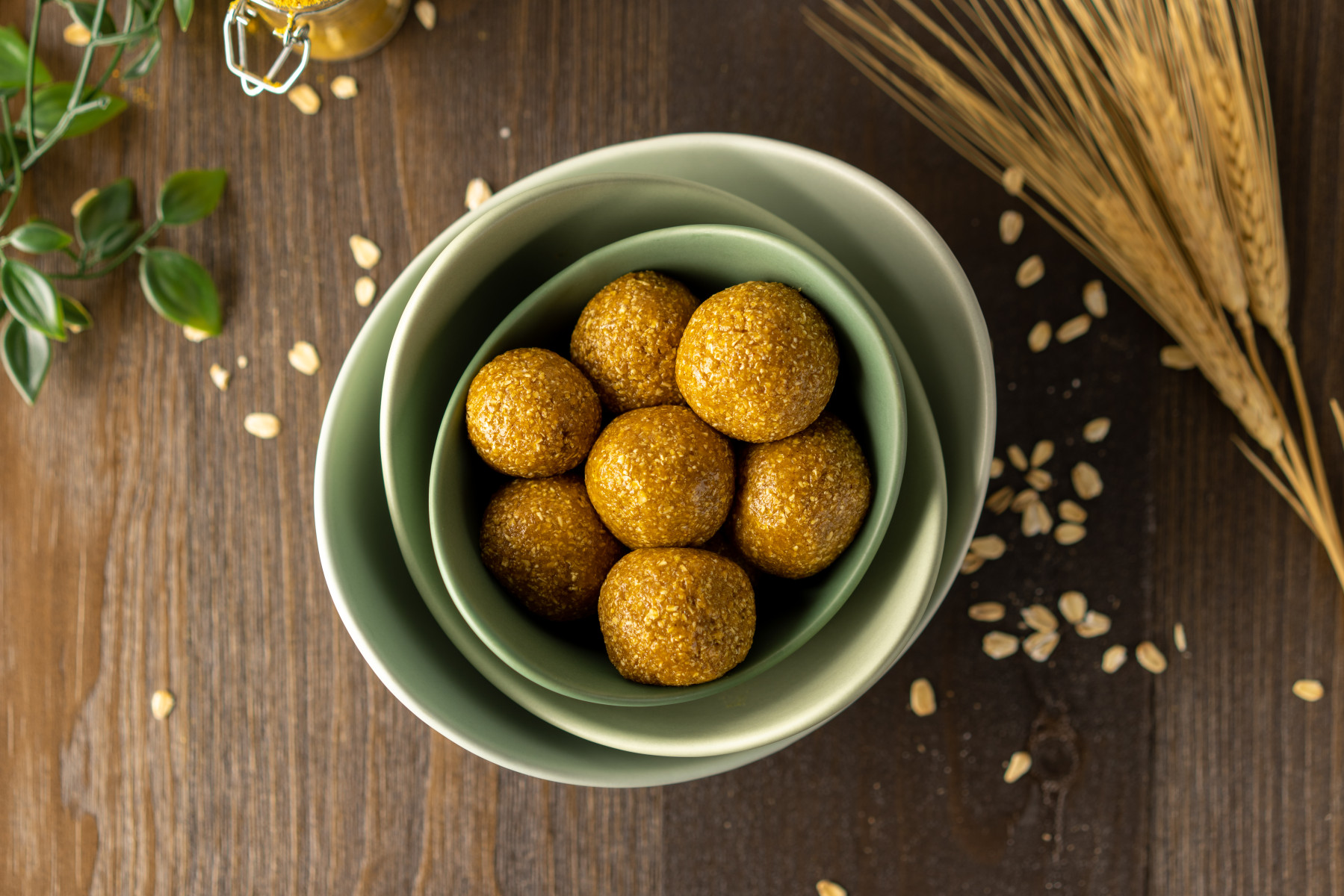 Solis Golden Milk NoBake Protein Balls healthy snack