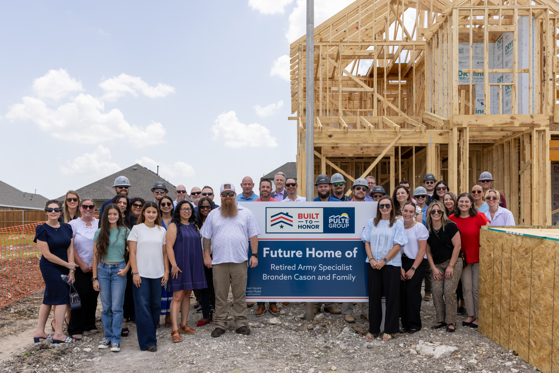 PulteGroup's Dallas Division Surprises Army Veteran with Mortgage-Free Home in Anna, TX