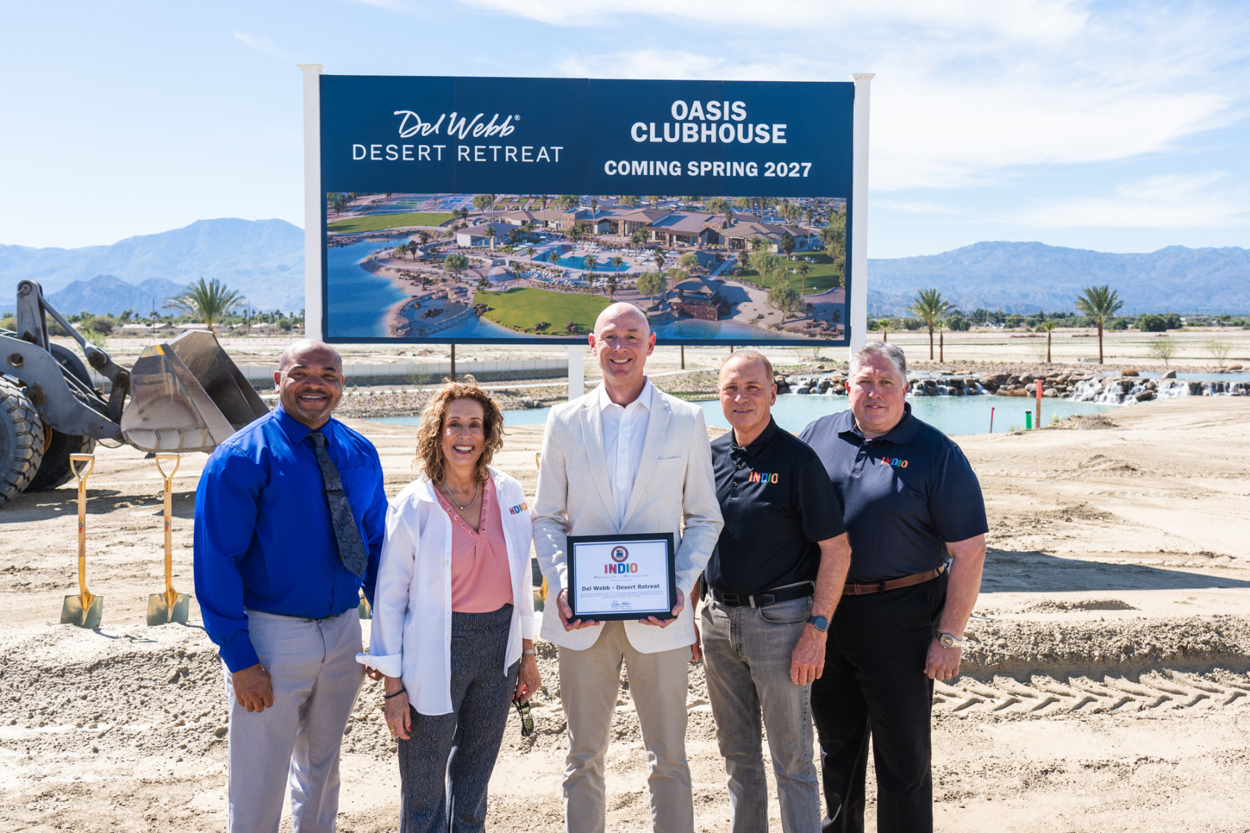 Del Webb Desert Retreat Celebrates Groundbreaking of Future Luxury Clubhouse in Indio