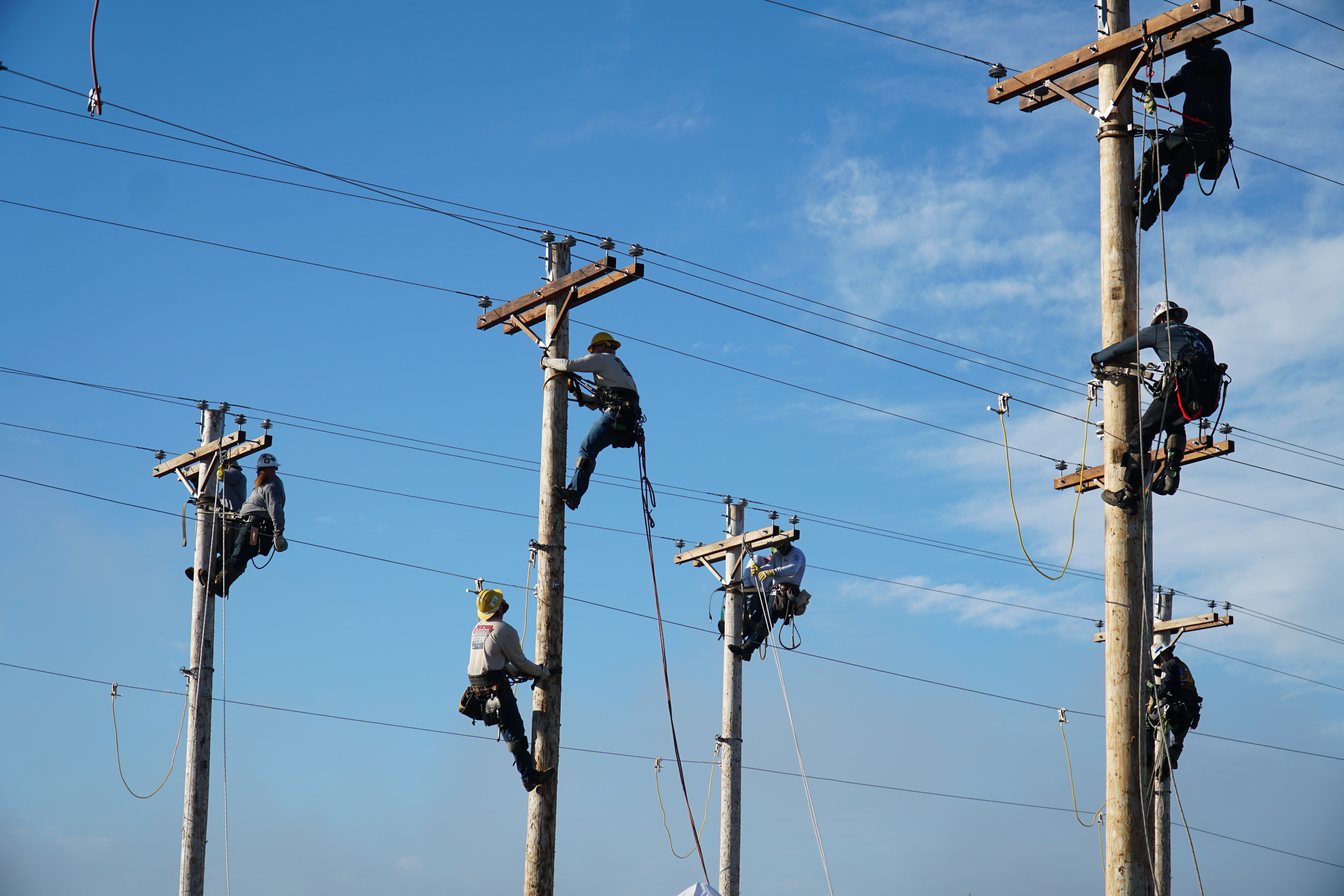 Line Workers Riding Wire Highlights From the 41st International Lineman’s Rodeo