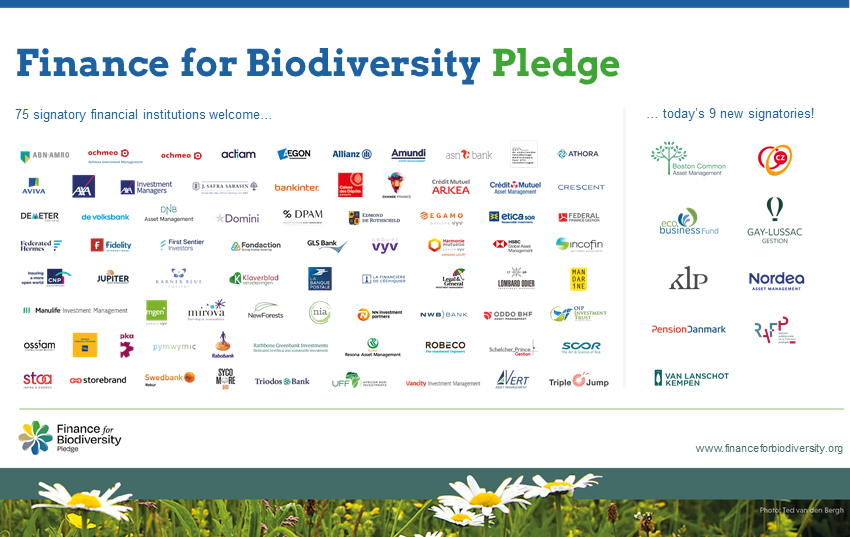 Van Lanschot Kempen signs Finance for Biodiversity Pledge