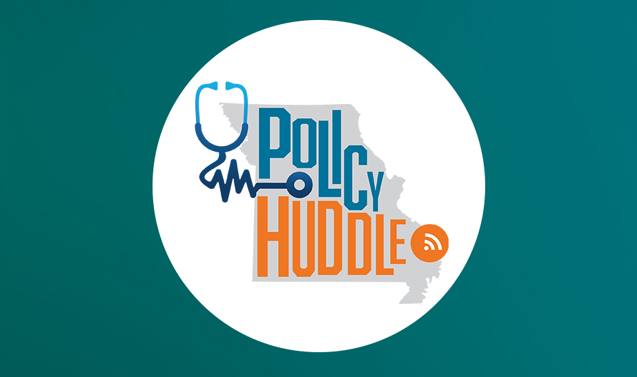 Policy Huddle logo with green background