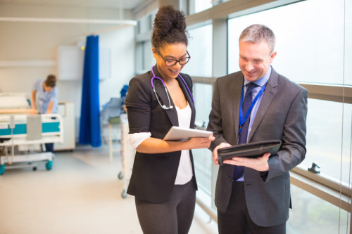 hospital administrator team