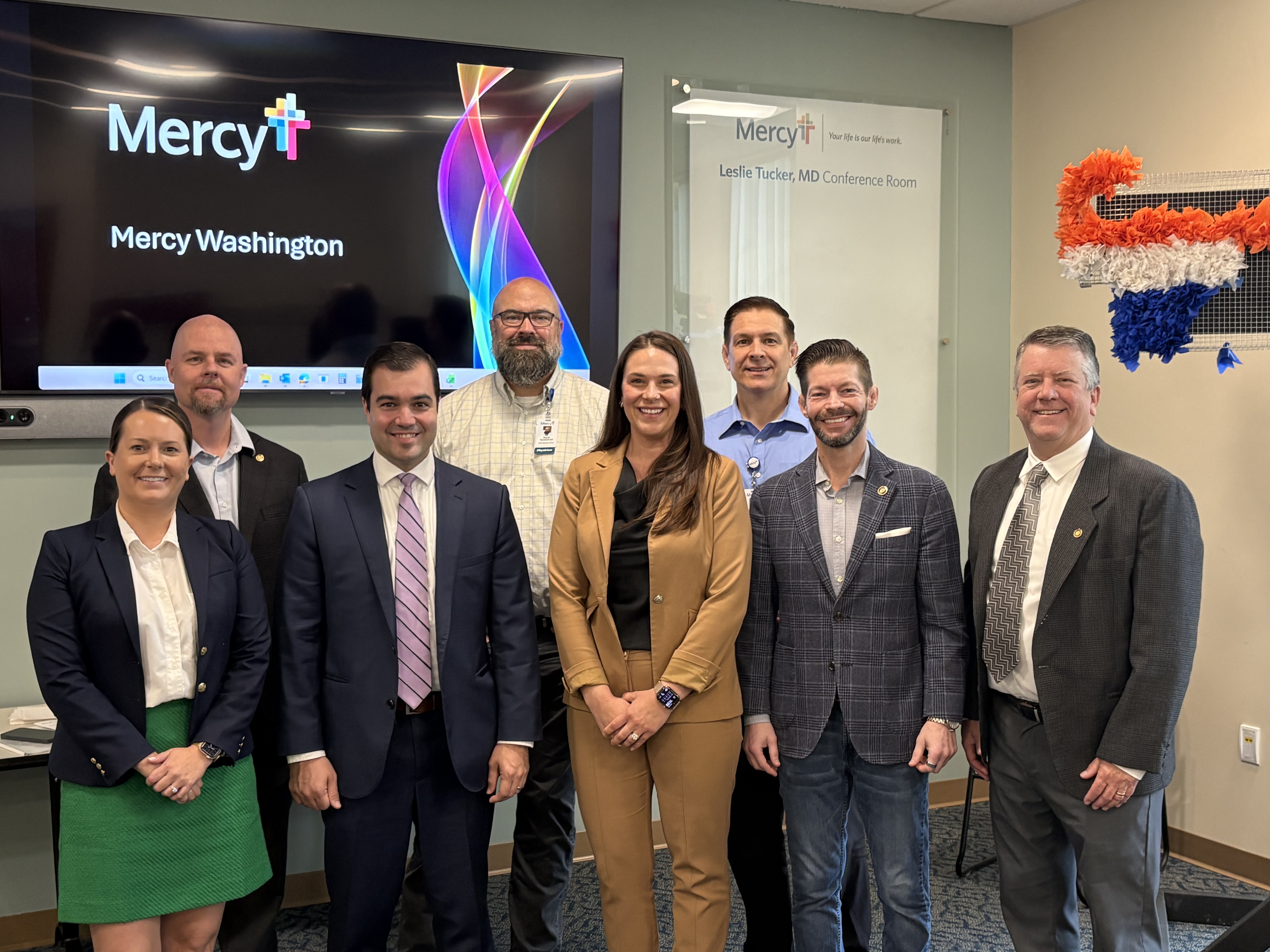 Lawmakers, Legislative Staff Tour Mercy Hospital Washington