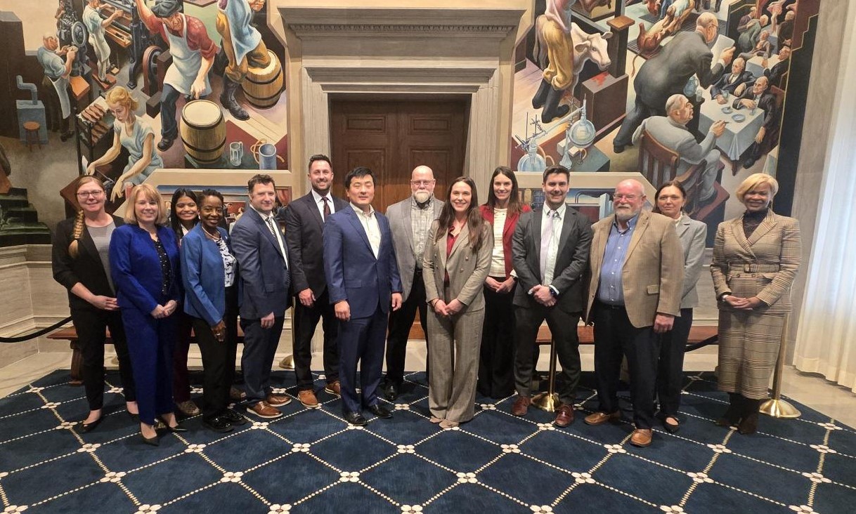 New MHA-member hospital CEOs and leaders met with Speaker of the House Jon Patterson to discuss legislation to address prior authorization reforms, new physician licensing and the emerging substance crisis of 7-OH, also known as kratom.