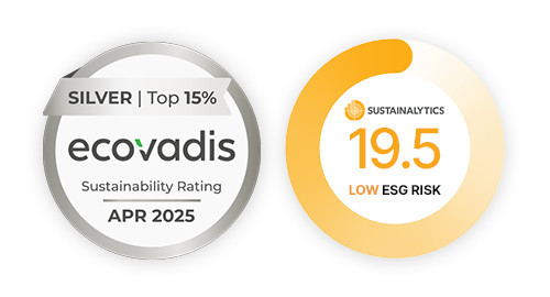 ecovadis-sustainalytics-badges 2025