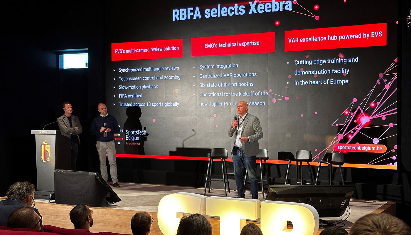 Var Center VAR is coming home: RBFA selects EVS's Xeebra for new VAR Center
