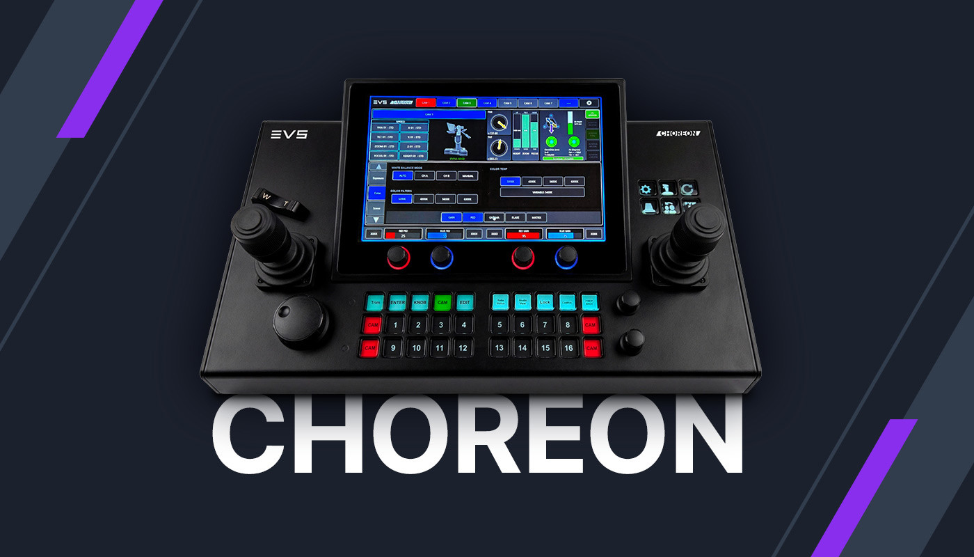 EVS launches Choreon robotics controller at NAB 2026