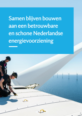 Coalitie wind op zee pamflet
