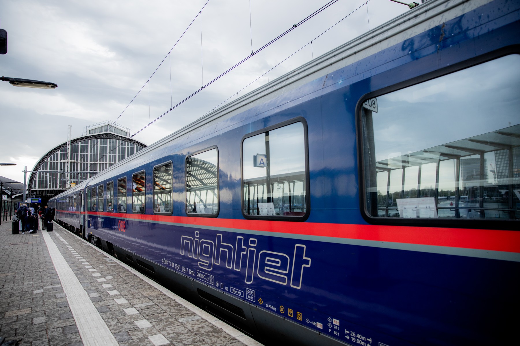 Nightjet Wenen op Amsterdam Centraal