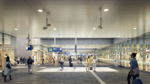 Nieuwe reizigerspassage station Amsterdam Zuid opent 1 november