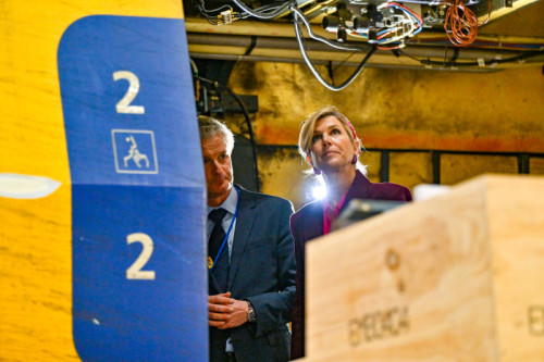 Koninklijk bezoek bij NS Treinmodernisering